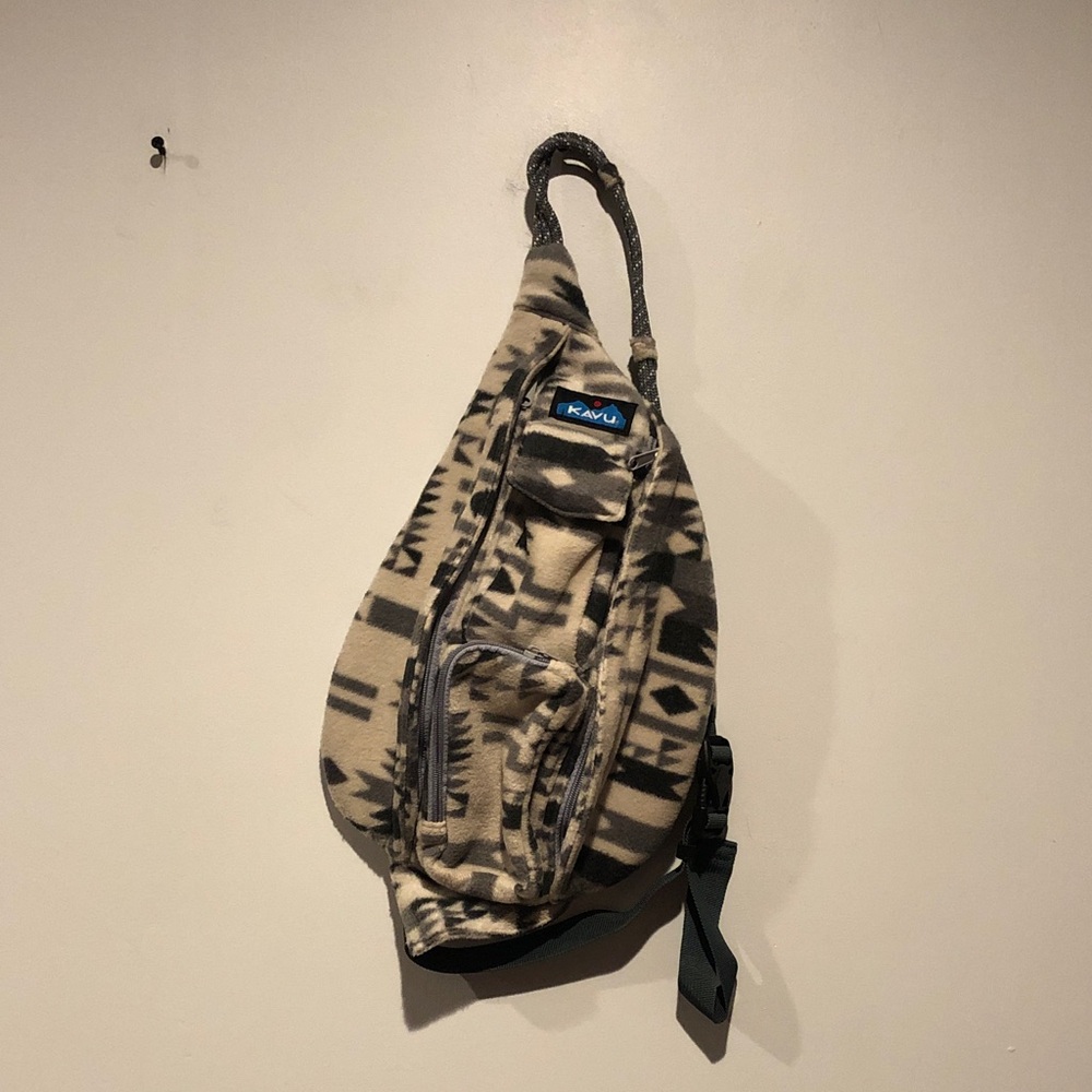 Kavu Aztec Print Rope Sling Bag